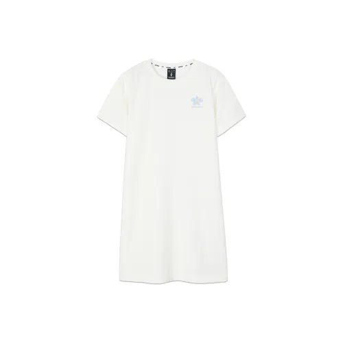 Skechers SS24 Short Sleeved Dresses Women's Marshmallow White