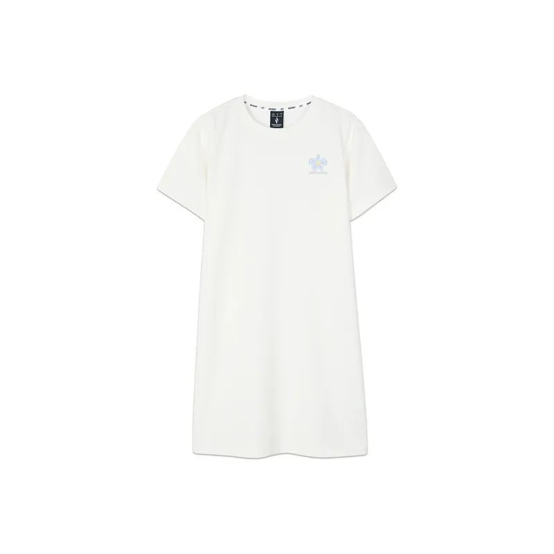 Skechers SS24 Short Sleeved Dress Women's Marshmallow White-0