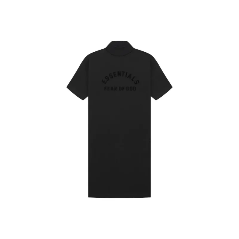 Fear Of God Essentials Women's 3/4 Sleeve Dress Black-0