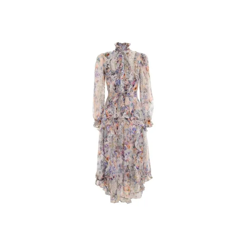 Zimmermann Tama Ruffled Midi Dress-0