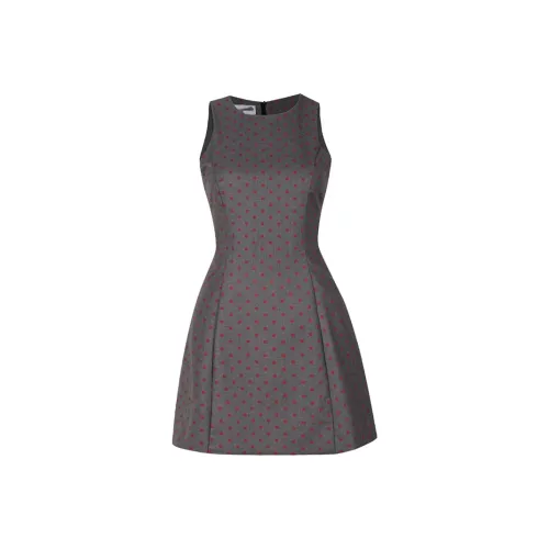 JOSR Sleeveless Dress Women's Polka Dot