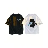 Black Fish+White Cat