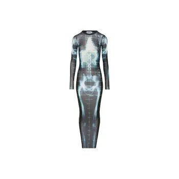 Jean Paul Gaultier Long Sleeved Dress Women's Multicolor