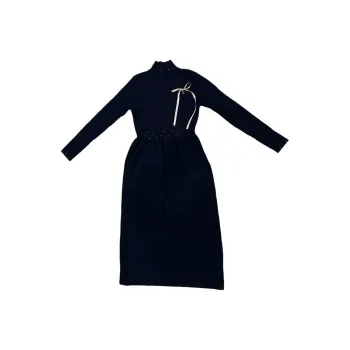 KULAIYA Long Sleeved Dresses Women's Black
