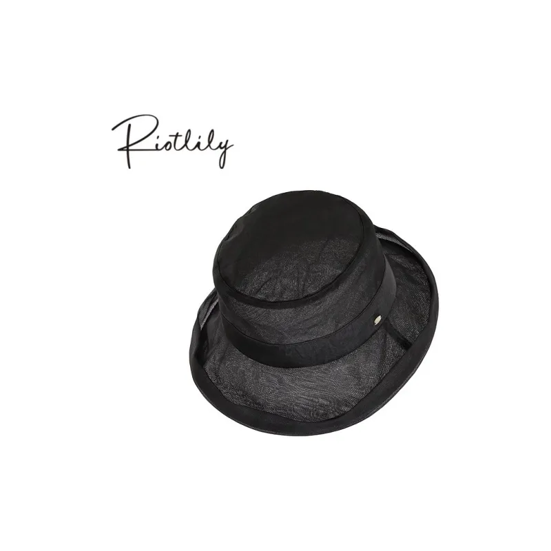 RiotLILY Mulberry Silk Bucket Hats Unisex-3