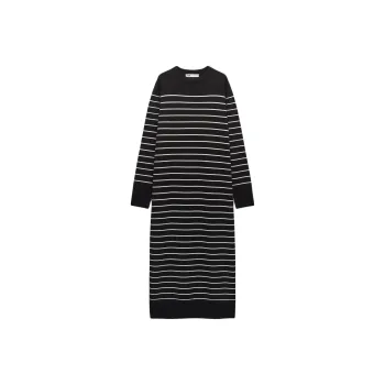 ZARA Long Sleeved Dress Women's Brown