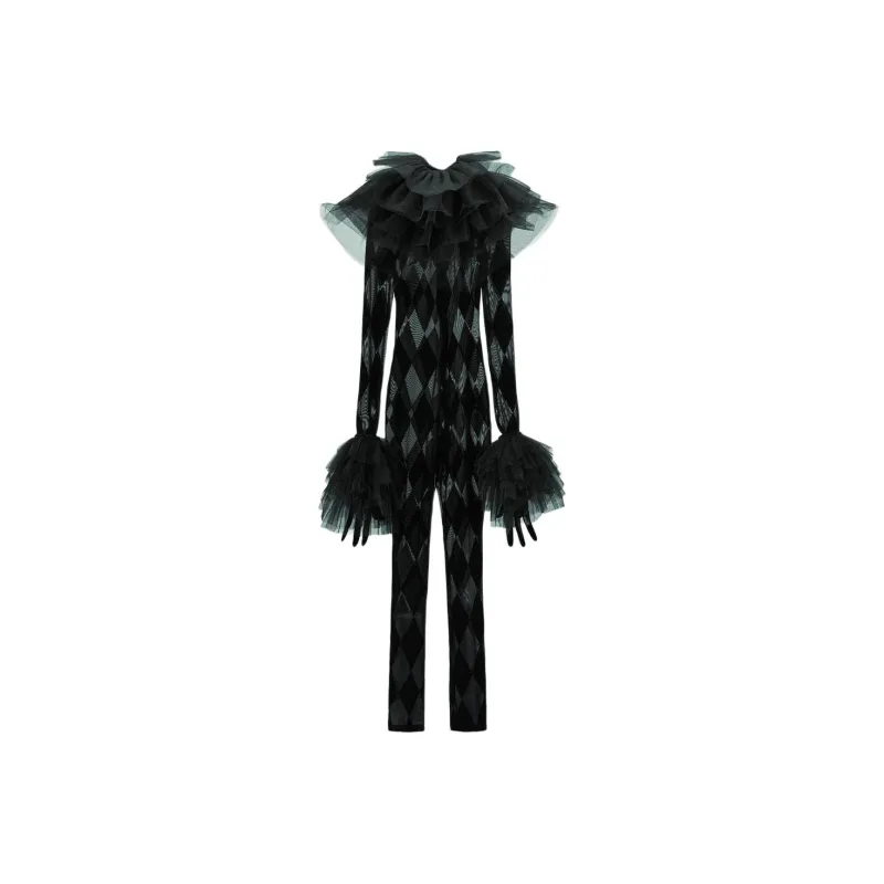 ZARA Halloween Limited Edition Series Jumpsuits Women's Black-0