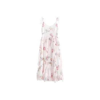 JIUTIAOMIAO Slip Dress Women's Pink