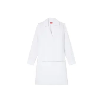 KENZO SS24 Long-Sleeved Dresses Women's White
