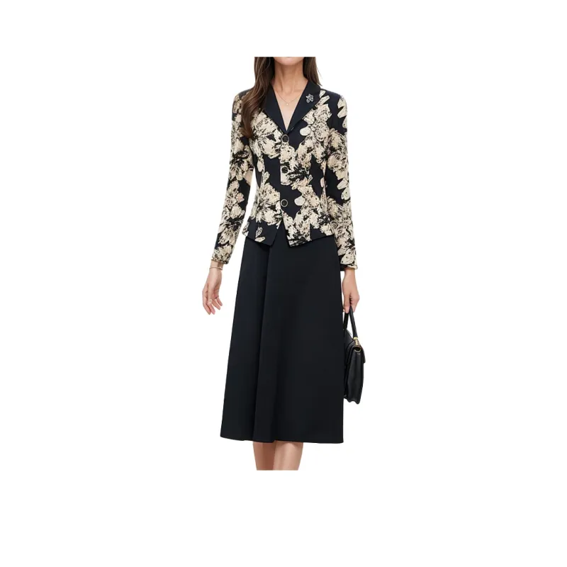 Mapping Long Sleeved Dresses Women's Black-0