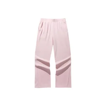 Anta Variety Training Collection Knitted Sports Pants Women's Firm Pink