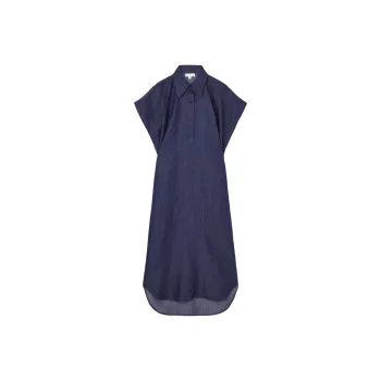 COS Short Sleeved Dresses Women's Indigo