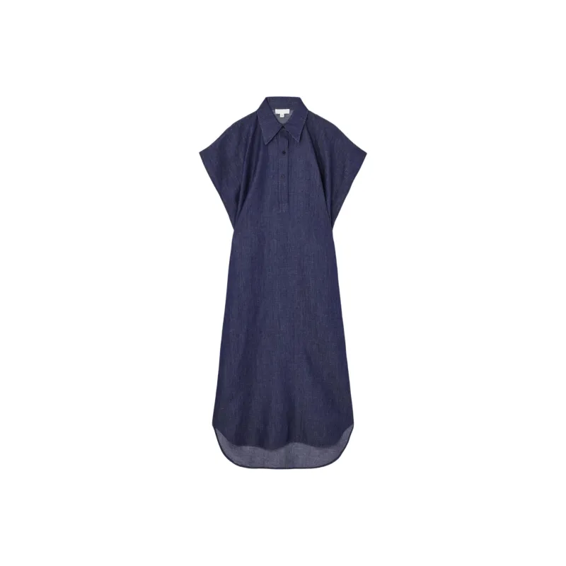 COS Short Sleeved Dresses Women's Indigo-0