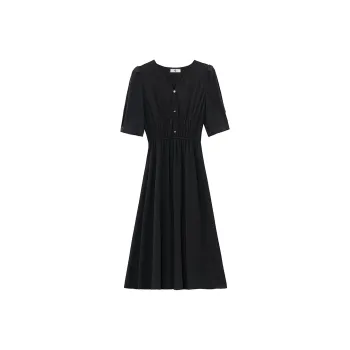 MM Short Sleeved Dress Women's Black