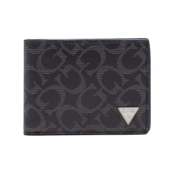 GUESS Artificial Leather Wallet Men's Black