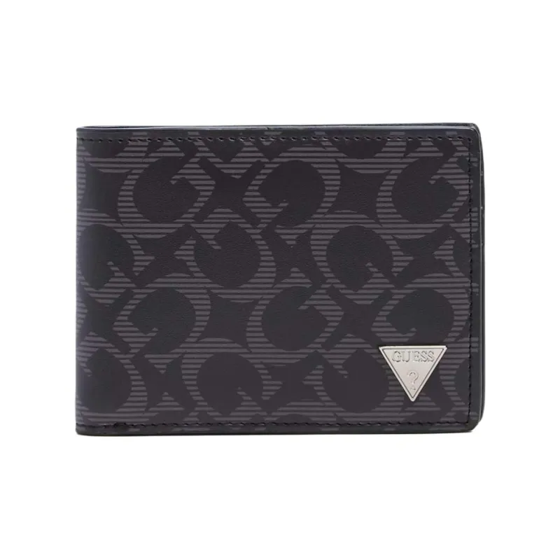 GUESS Artificial Leather Wallet Men's Black-0
