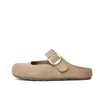 PT'SON Rubber Sole Closed Toe Slippers Women's