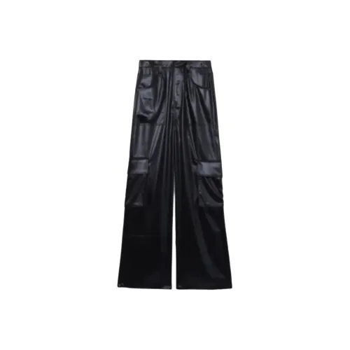 A BATHING APE Faux leather Cargo Pants