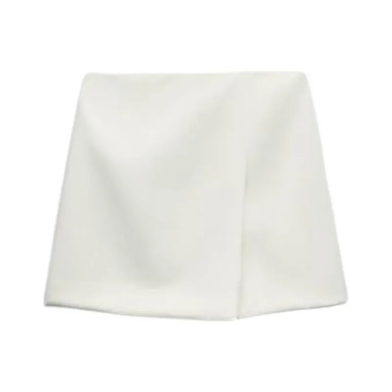 ZARA Casual Shorts Women's White-0