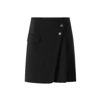 JZ. ANNAKRO Casual Shorts Women's Plain Black