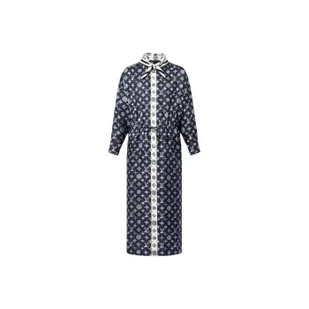 LOUIS VUITTON Monogram Silk Dress