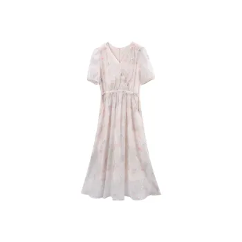 A Paradise For Awakening Short Sleeved Dresses Women's