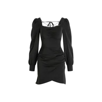 JOSR Long Sleeved Dresses Women's Black