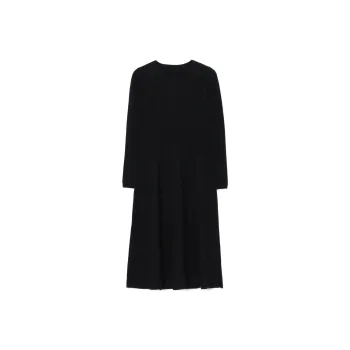Yohji Yamamoto Long Sleeved Dresses Women's Black