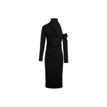 GAUGE81 Teresa Asymmetric Midi Dress