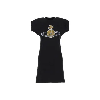 Vivienne Westwood Short Sleeved Dress Women's Black