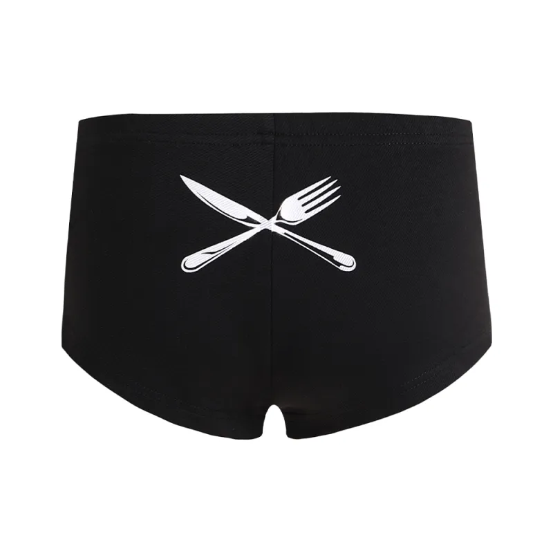 DND4DES Casual Shorts Women's Black-0
