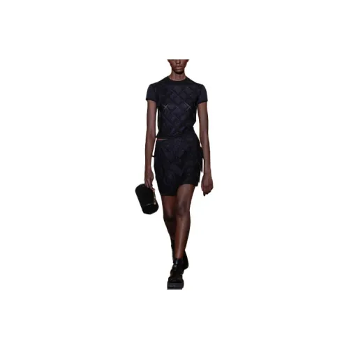 HERMES Casual Short Skirts Women's Black