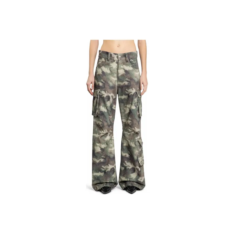 Misbhv Monogram Camo Printed Cargo Trousers-0