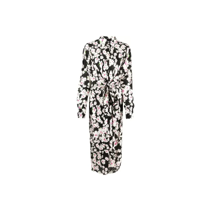 MSGM Long-Sleeved Dresses Women's Black-0