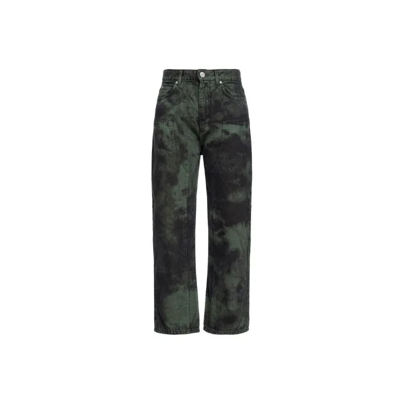PINKO Mixer Acid wash Straight leg Jeans-0