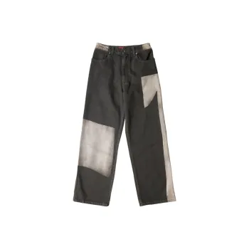 ECKHAUS LATTA Tile Wide Leg Jean 'Black'
