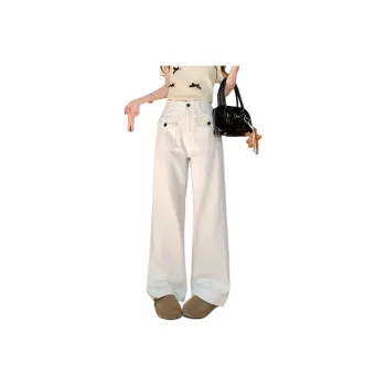 LCEVHZ'S Jeans Women's White
