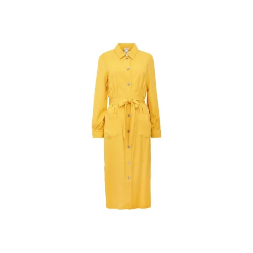 INES DE LA FRESSANGE Long Sleeved Dress Women's Yellow