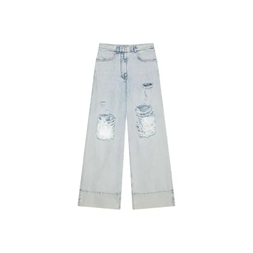 Givenchy Extra Wide Leg Trousers 'Light Blue'