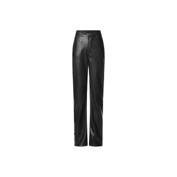 Poyz Leather Pants Women's Black