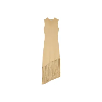 Sandro Sleeveless Dress Women's Light Brown