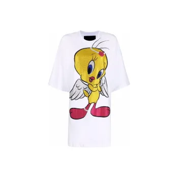 PHILIPP PLEIN Short-Sleeved Dresses Women's White