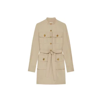 Givenchy Tied Waist Safari Dress