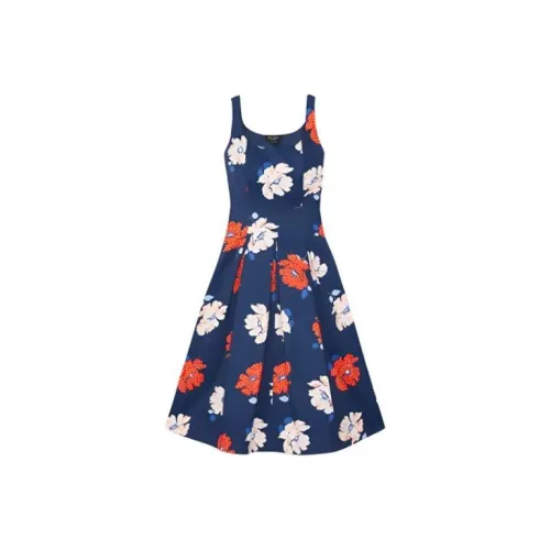 Kate Spade SS24 Sleeveless Dress Women's Navy