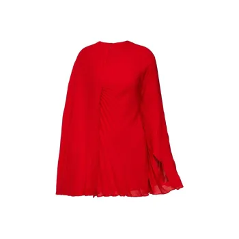 Valentino Long-Sleeved Dresses Women's Red