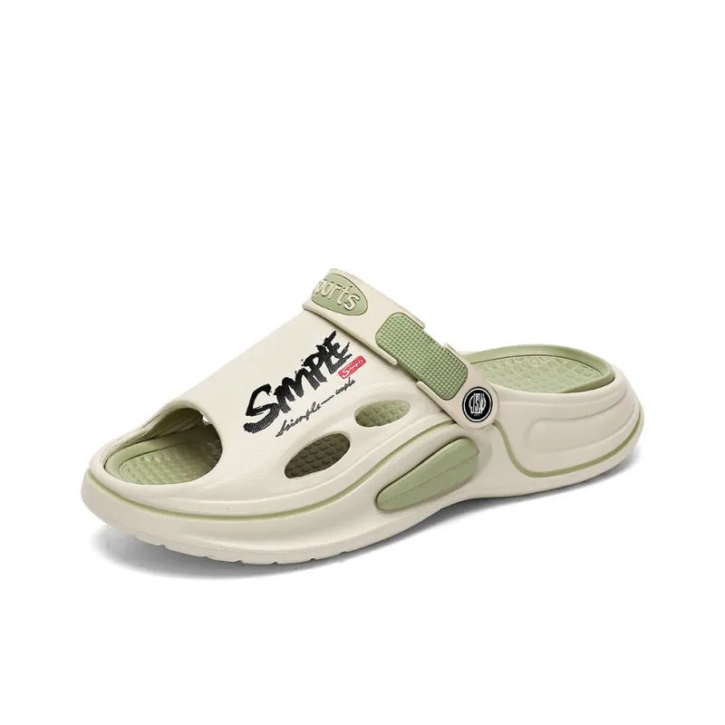 JEANSWEST EVA Cut Out Slip Resistant Abrasion Resistant Slide Slippers Men's-4