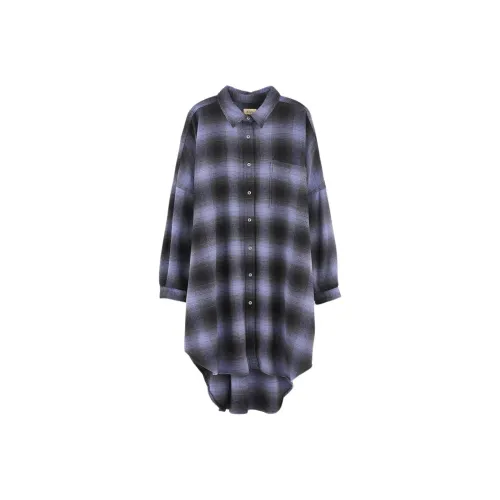 BELLEROSE 블루 여성 긴팔 원피스