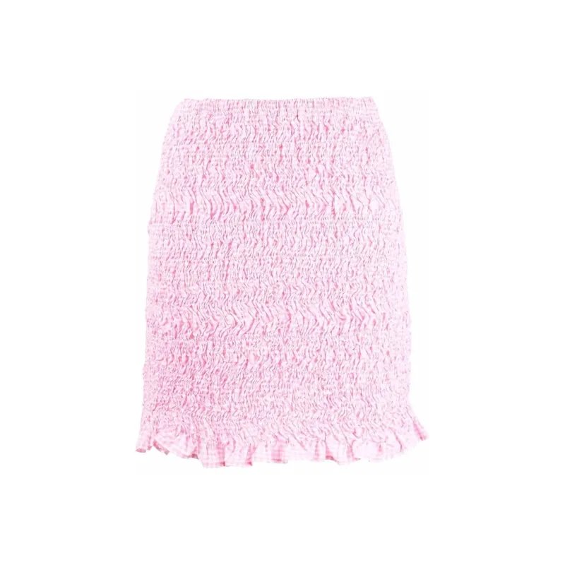 MIU MIU Casual Short Skirts Women's Pink-0