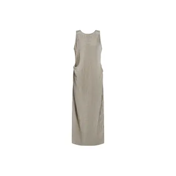 THE SEA LIFE Sleeveless Dress Women's Gray Coffee