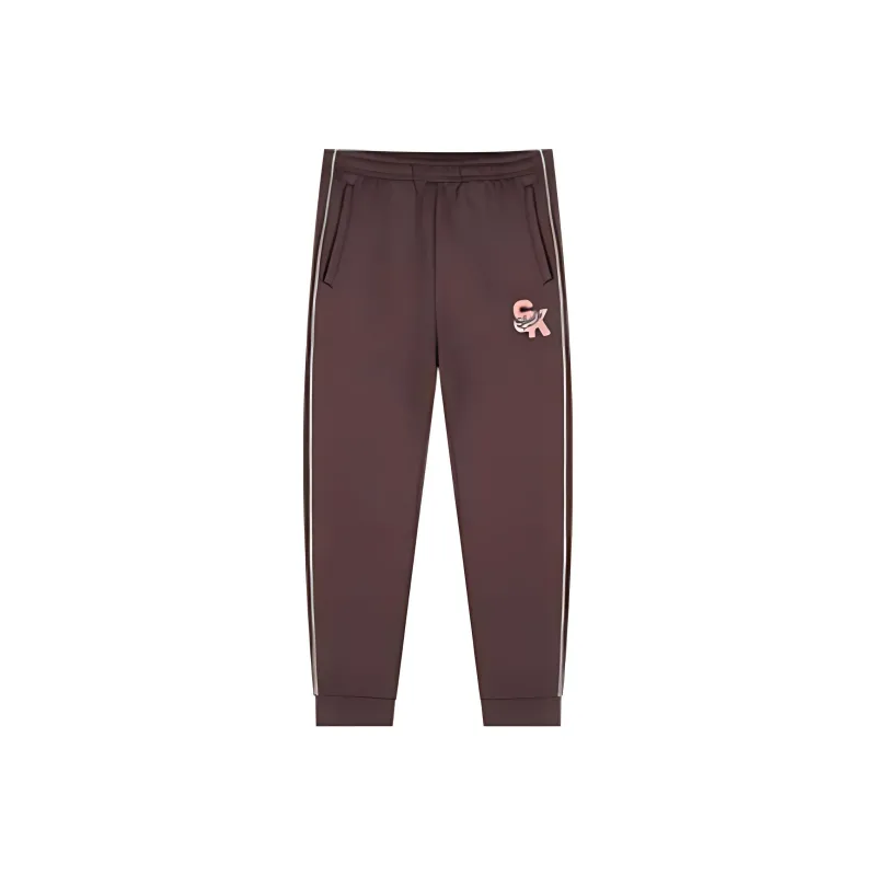 361° Knitted Sweatpants Women's Burning Fight Brown-0